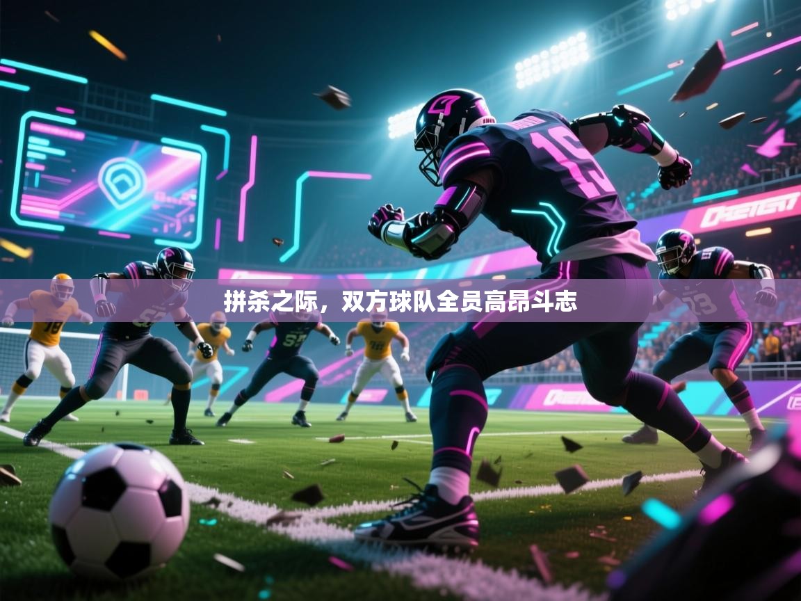 拼杀之际，双方球队全员高昂斗志  第1张